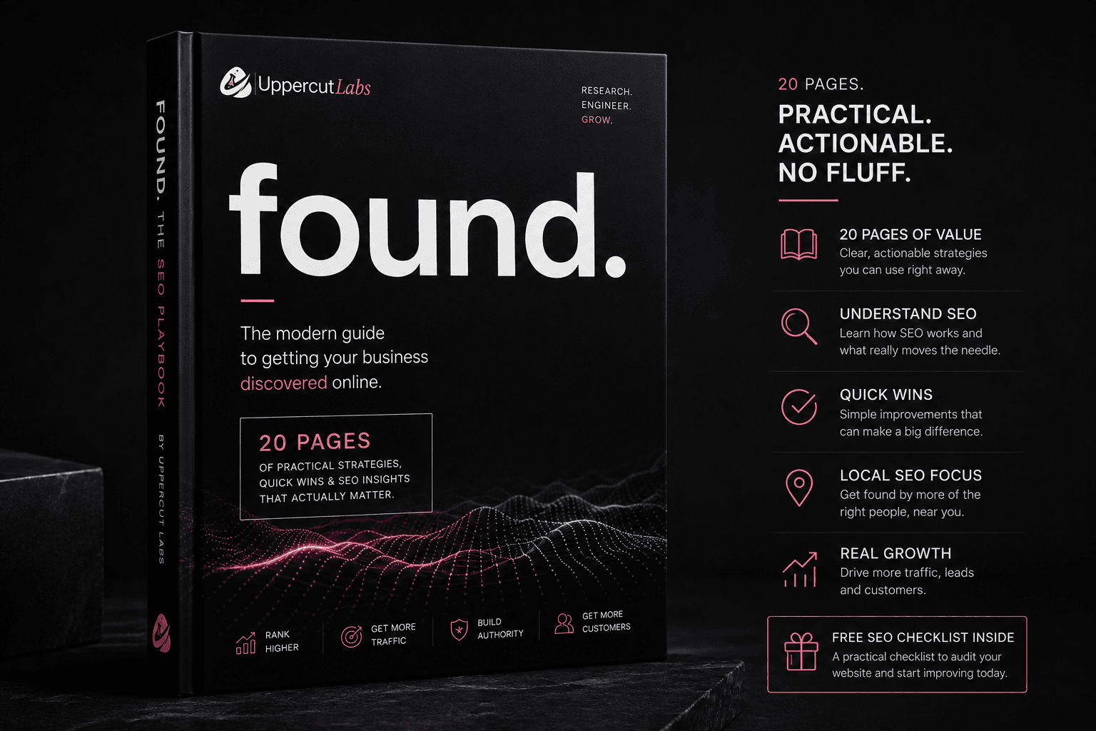 Found ebook cover and SEO benefits