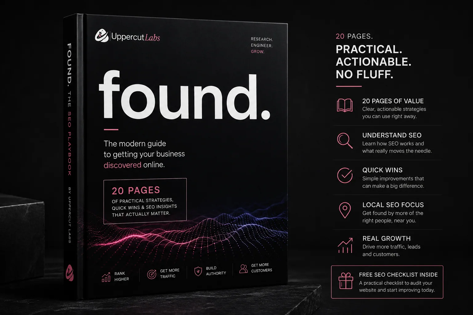 Found ebook cover and SEO benefits