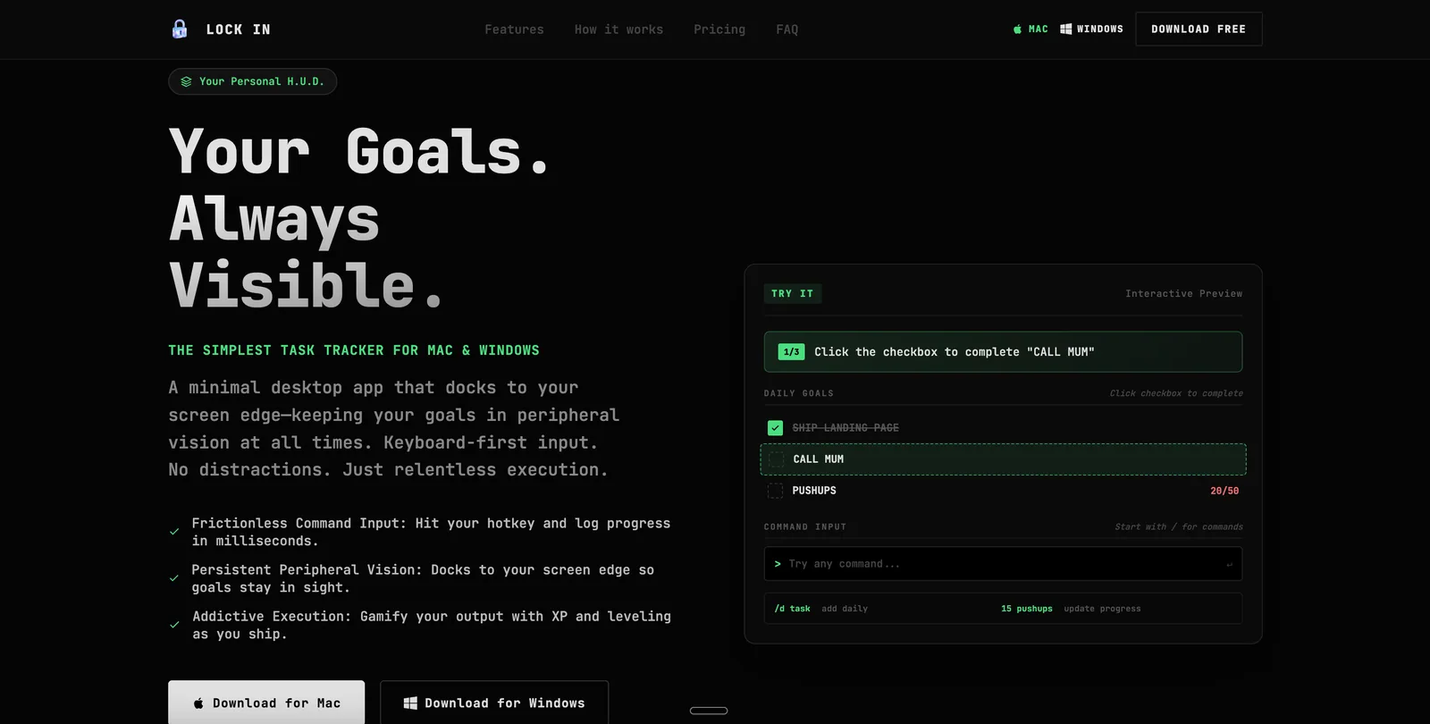 Lock In project by Uppercut Labs