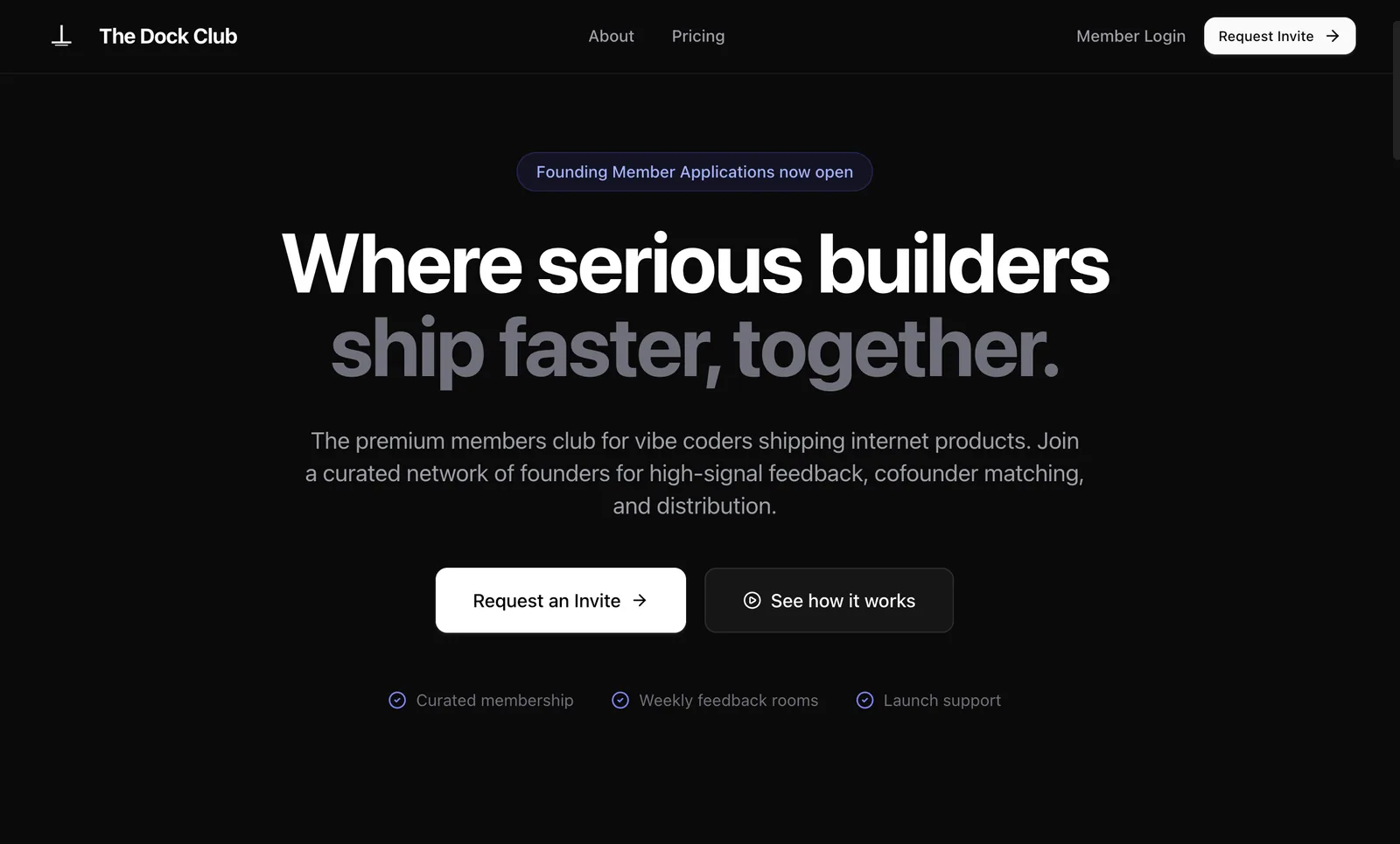 The Dock Club project by Uppercut Labs